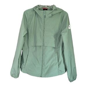 Gerry Sage Green Utility Rain Coat/Windbreaker, Medium